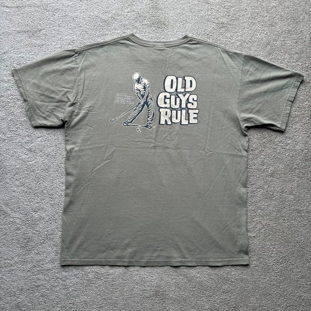Old Guys Rule Golf Graphic Shirt